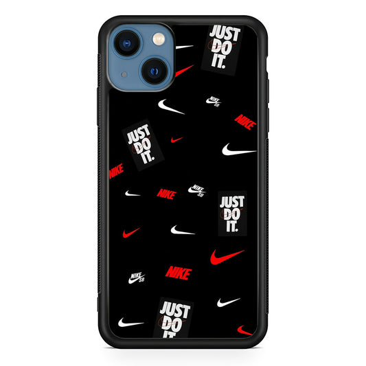 Nike Collage Of Emblem Icon iPhone 13 Case