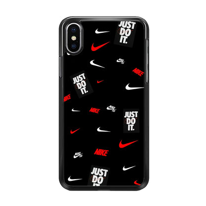 Nike Collage Of Emblem Icon iPhone Xs Case