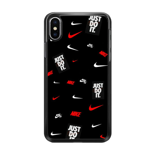 Nike Collage Of Emblem Icon iPhone Xs Case