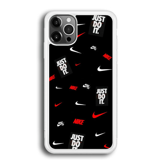 Nike Collage Of Emblem Icon iPhone 12 Pro Case