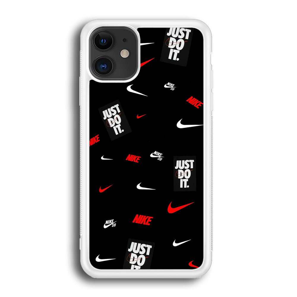 Nike Collage Of Emblem Icon iPhone 12 Case