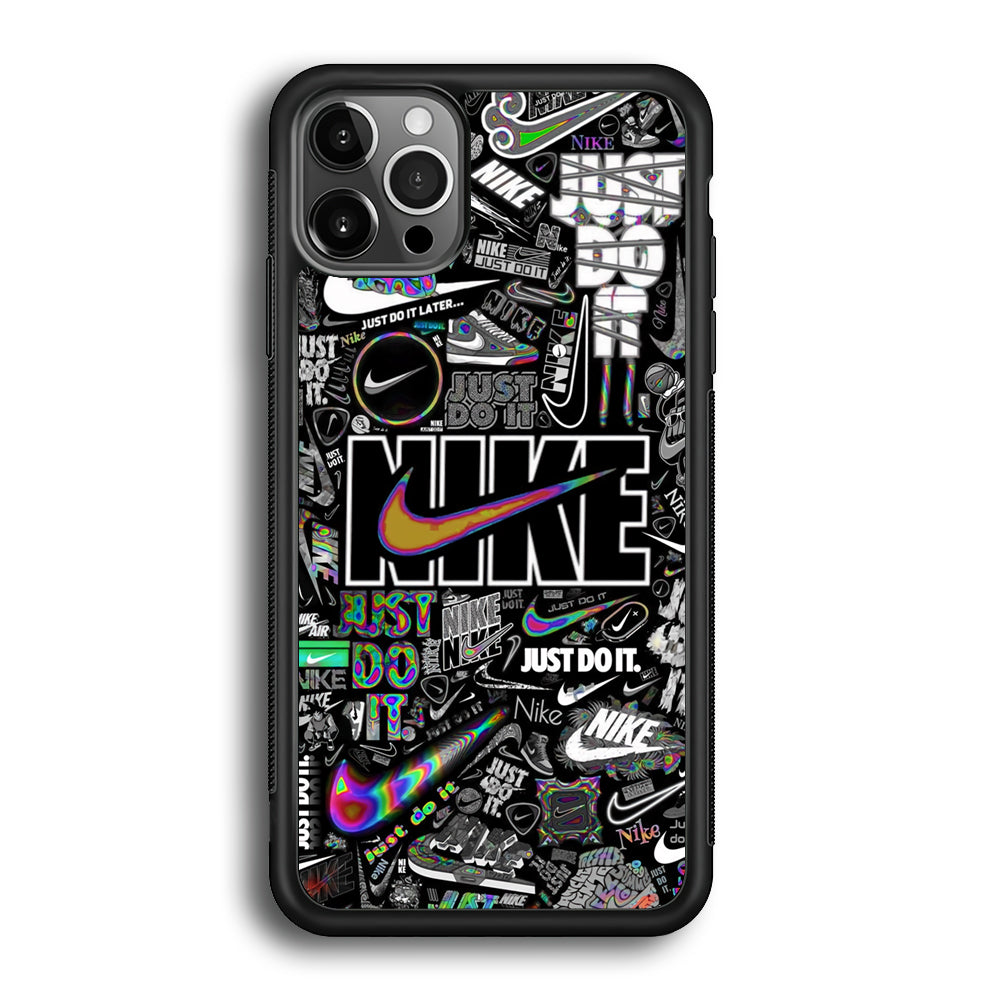 Nike Collage Of Logo iPhone 12 Pro Case