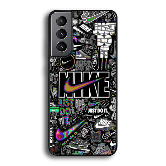 Nike Collage Of Logo Samsung Galaxy S21 Plus Case