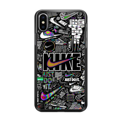 Nike Collage Of Logo iPhone X Case