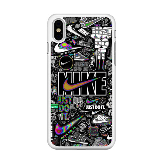 Nike Collage Of Logo iPhone X Case