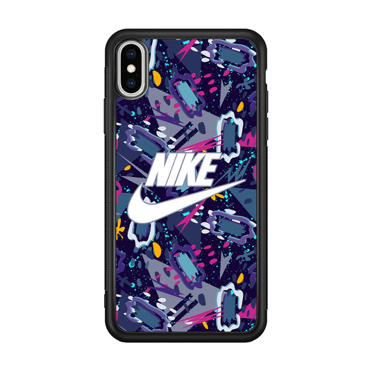 Nike Colour Abstract Shapes iPhone XS Case