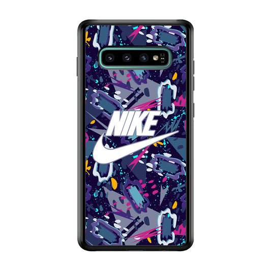 Nike Colour Abstract Shapes Samsung Galaxy S10 Plus Case