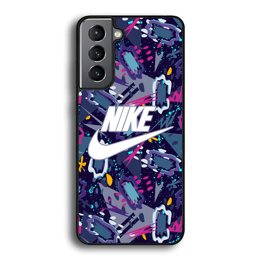 Nike Colour Abstract Shapes Samsung Galaxy S21 Plus Case