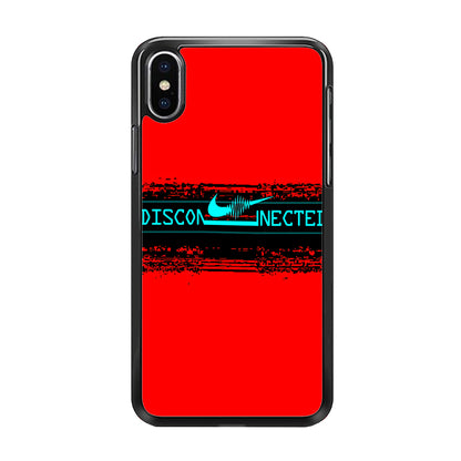 Nike Disconnected Logo iPhone X Case