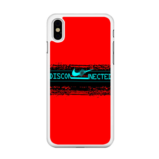 Nike Disconnected Logo iPhone X Case