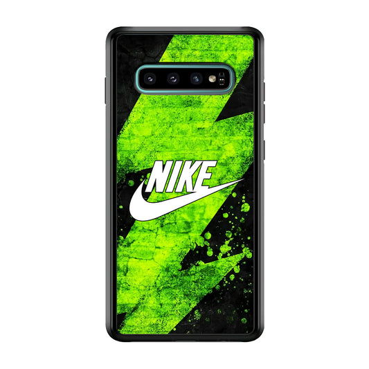 Nike Flash Green Samsung Galaxy S10 Plus Case