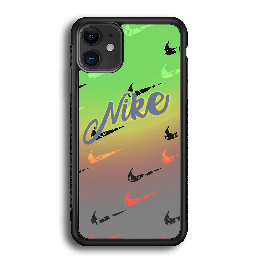 Nike Gradation Green iPhone 12 Case