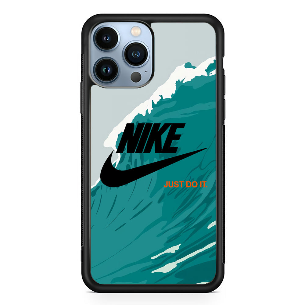 Nike Green Wave iPhone 13 Pro Max Case