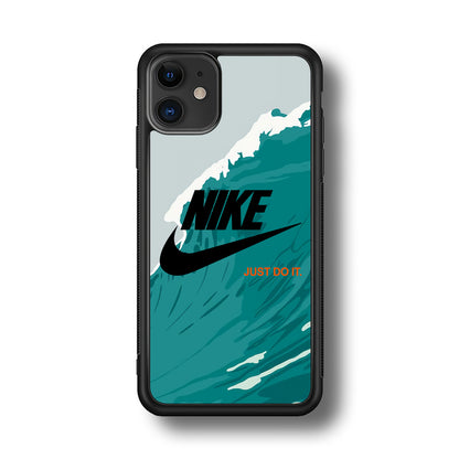 Nike Green Wave iPhone 11 Case