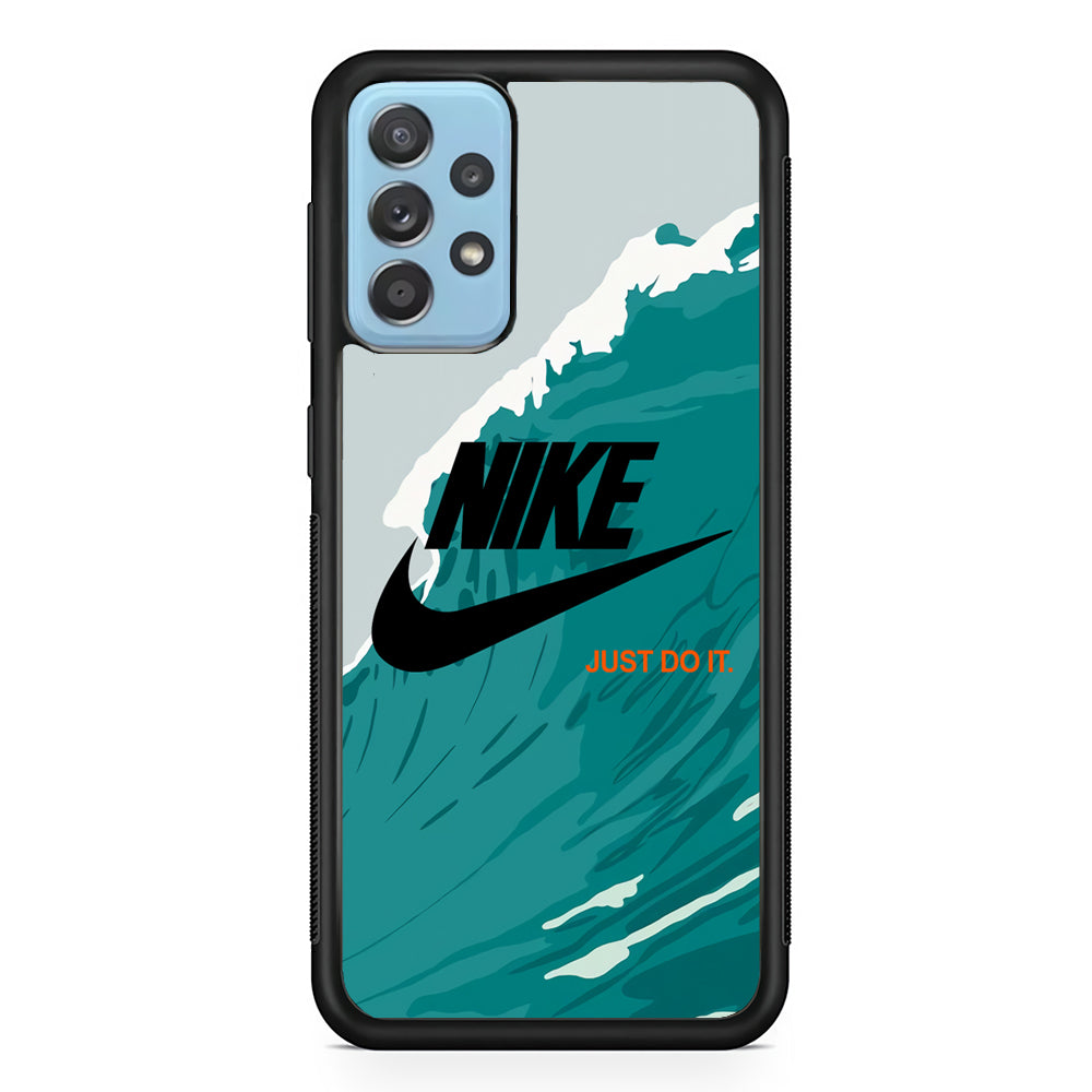 Nike Green Wave Samsung Galaxy A52 Case