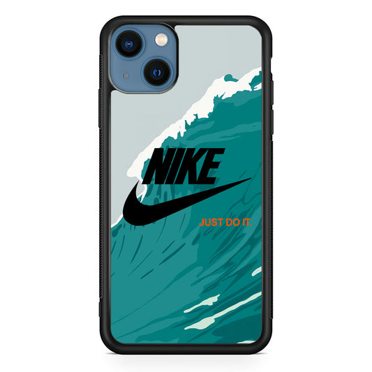 Nike Green Wave iPhone 13 Case