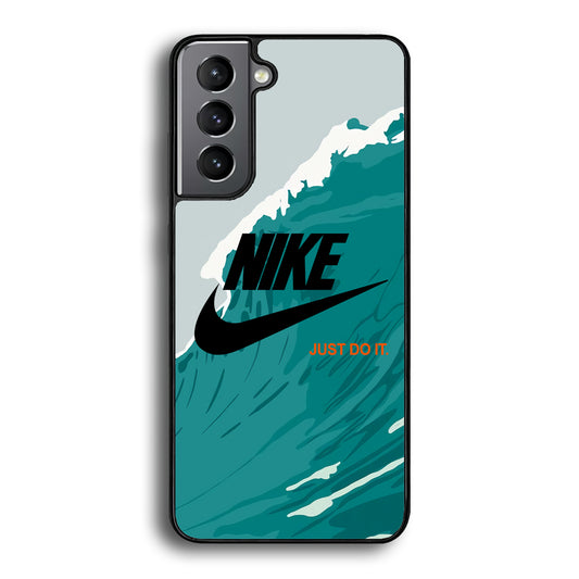 Nike Green Wave Samsung Galaxy S21 Plus Case
