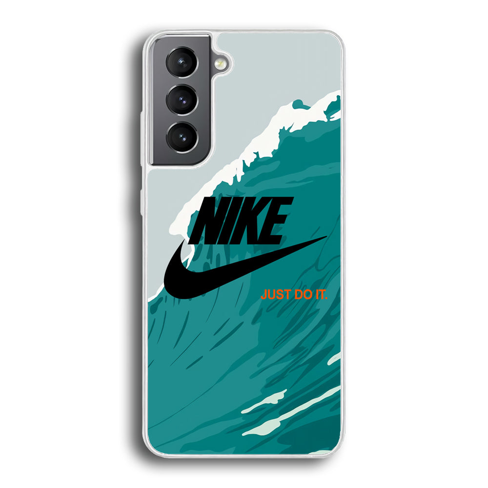 Nike Green Wave Samsung Galaxy S21 Plus Case