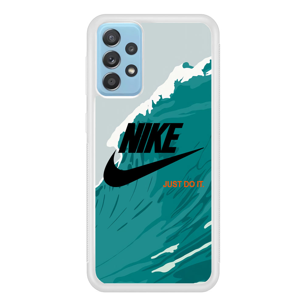 Nike Green Wave Samsung Galaxy A52 Case