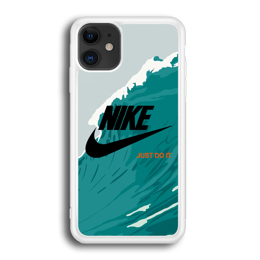 Nike Green Wave iPhone 12 Case