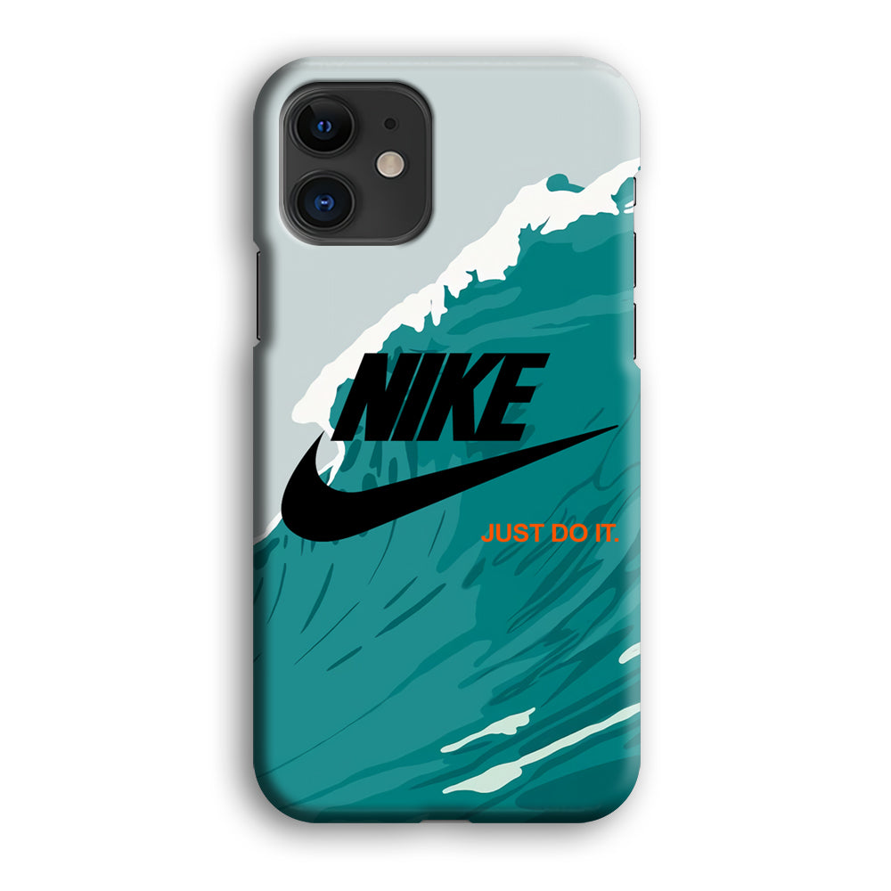 Nike Green Wave iPhone 12 Case