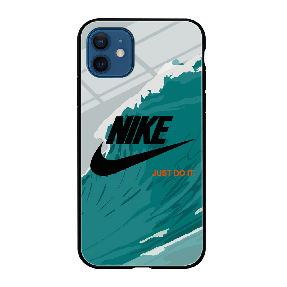 Nike Green Wave iPhone 12 Case