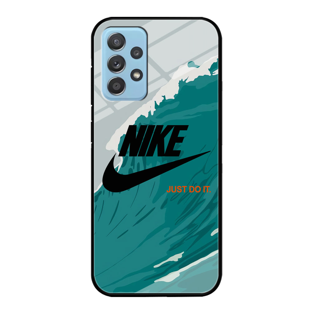 Nike Green Wave Samsung Galaxy A52 Case