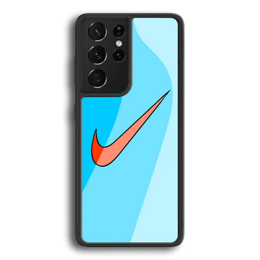 Nike Layer Blue Gradation Samsung Galaxy S21 Ultra Case - Ezzystore