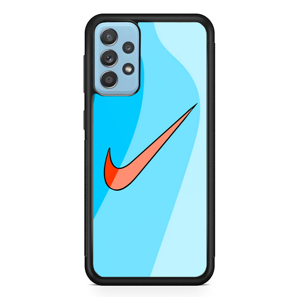 Nike Layer Blue Gradation Samsung Galaxy A52 Case