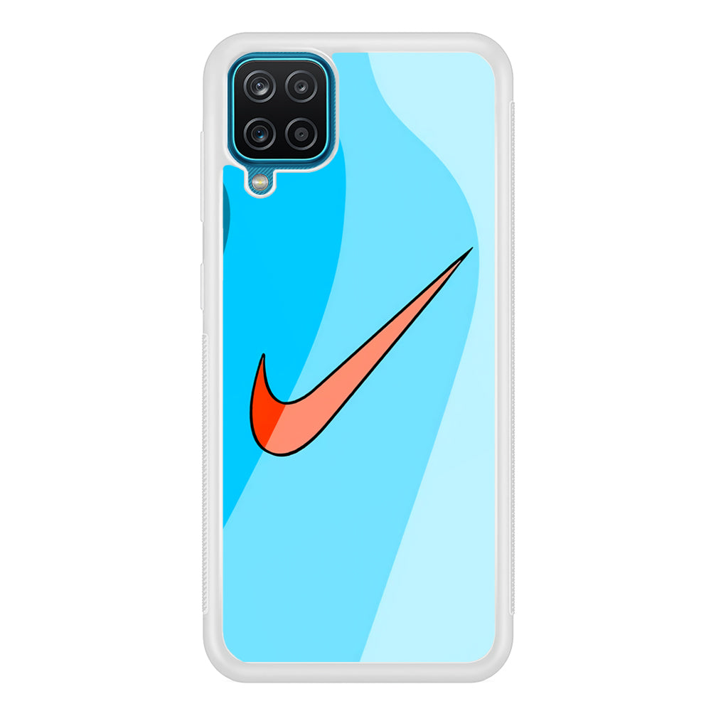 Nike Layer Blue Gradation Samsung Galaxy A12 Case