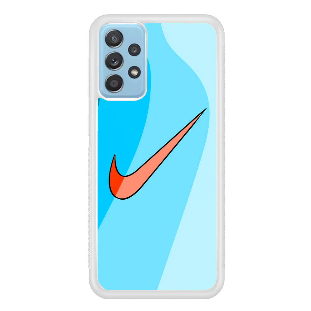 Nike Layer Blue Gradation Samsung Galaxy A52 Case