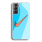 Nike Layer Blue Gradation Samsung Galaxy S21 Plus Case