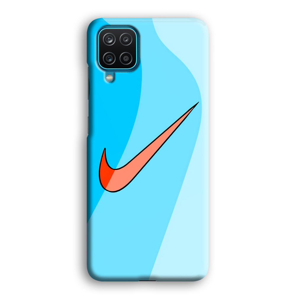 Nike Layer Blue Gradation Samsung Galaxy A12 Case