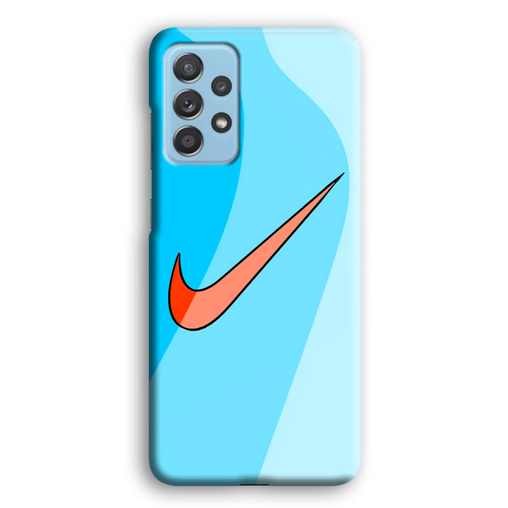 Nike Layer Blue Gradation Samsung Galaxy A52 Case