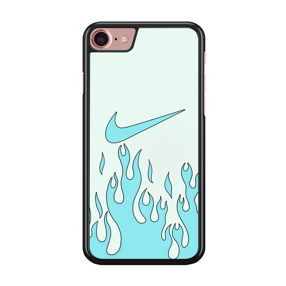 Nike Logo Fire Blue iPhone 7 Case