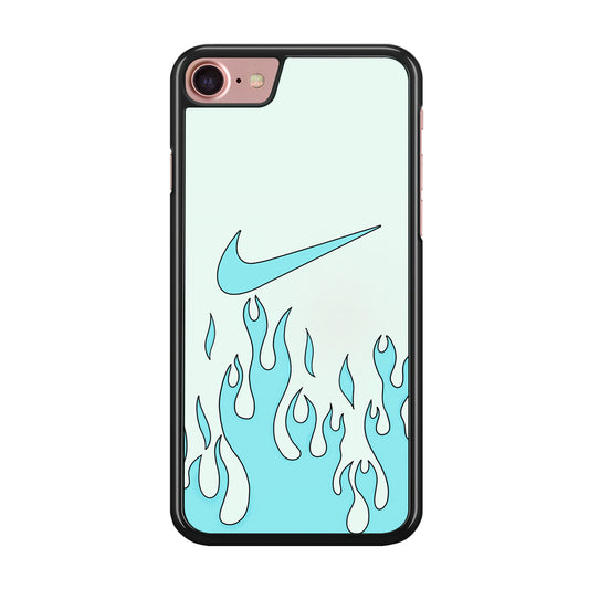 Nike Logo Fire Blue iPhone 7 Case