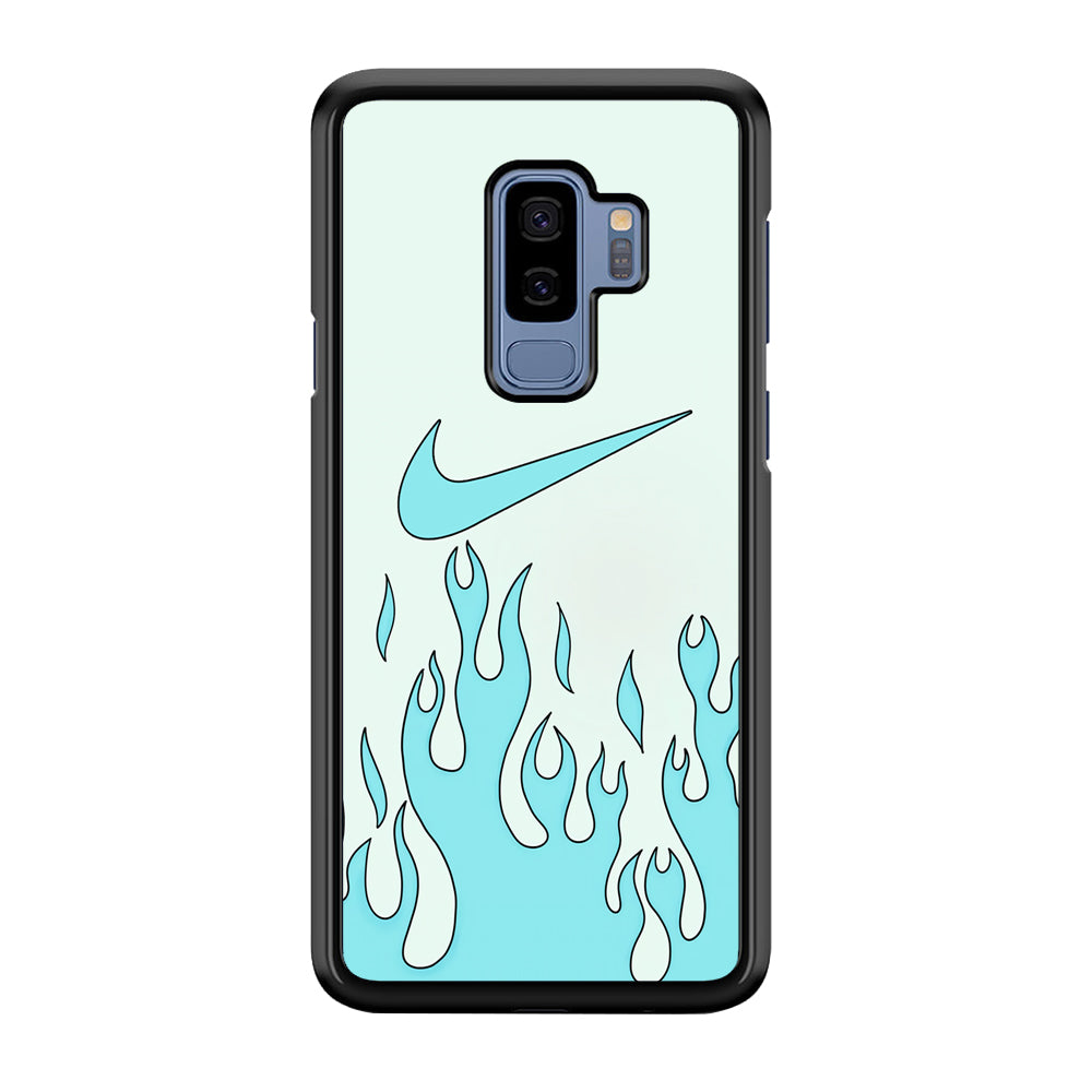 Nike Logo Fire Blue Samsung Galaxy S9 Plus Case