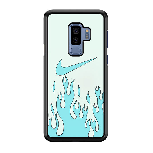 Nike Logo Fire Blue Samsung Galaxy S9 Plus Case