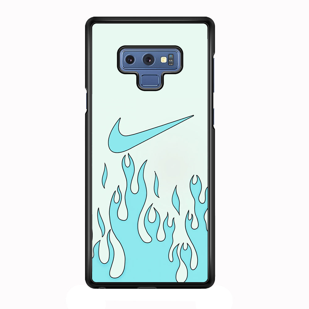 Nike Logo Fire Blue Samsung Galaxy Note 9 Case