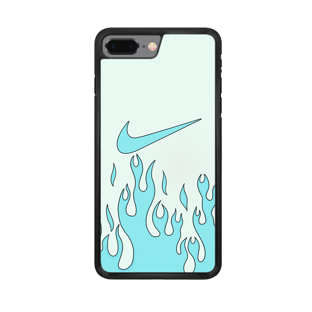 Nike Logo Fire Blue iPhone 7 Plus Case