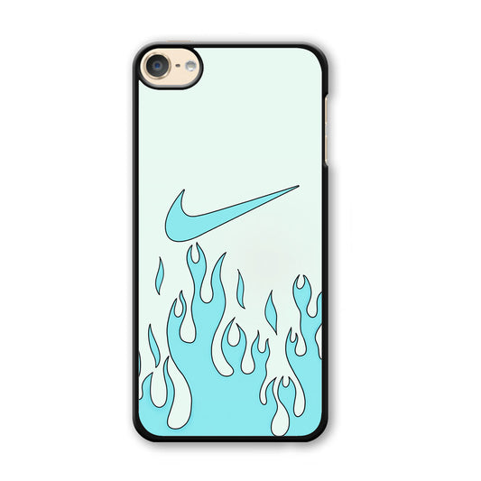 Nike Logo Fire Blue iPod Touch 6 Case - Ezzystore