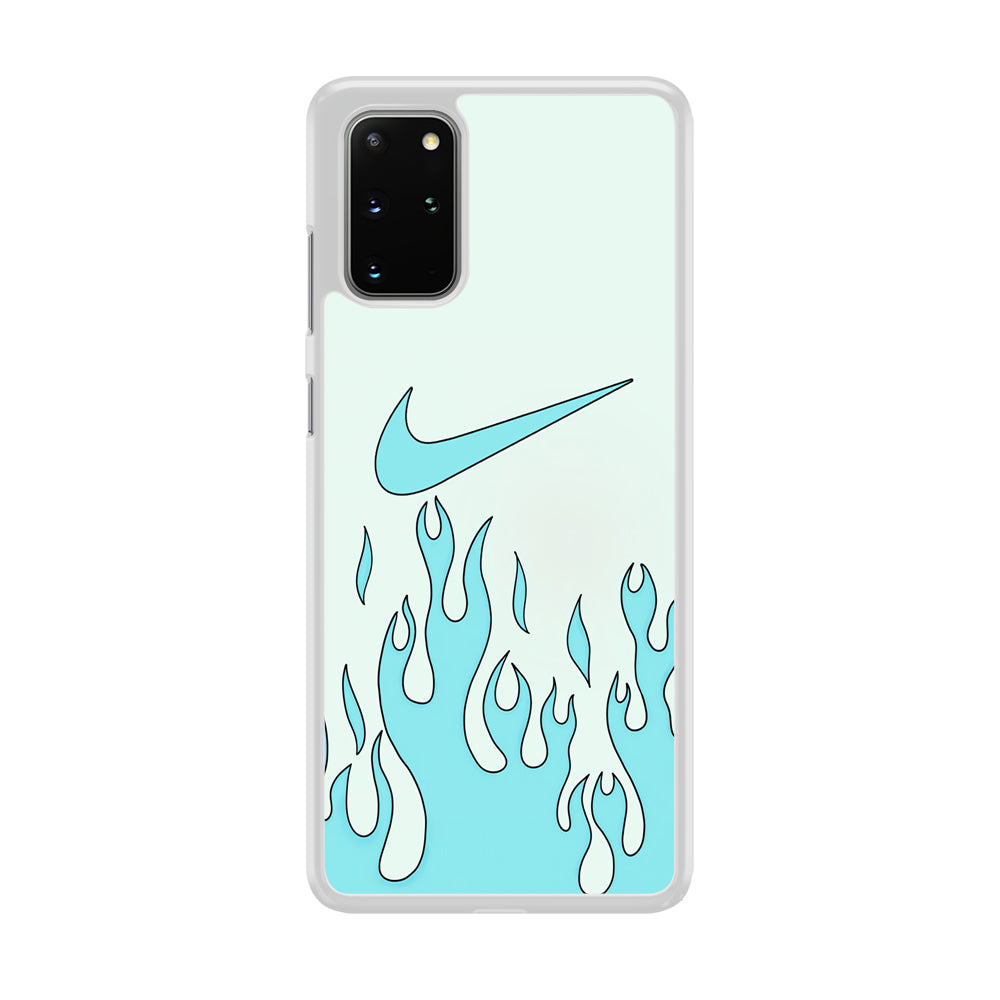 Nike Logo Fire Blue Samsung Galaxy S20 Plus Case