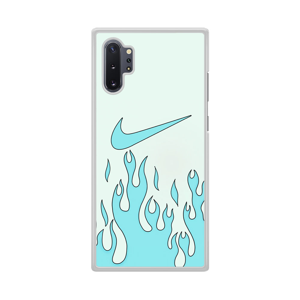 Nike Logo Fire Blue Samsung Galaxy Note 10 Plus Case