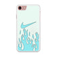 Nike Logo Fire Blue iPhone 7 Case