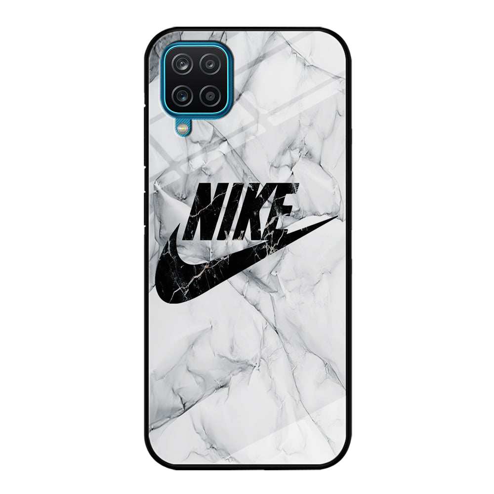 Nike Marble Double Layer Samsung Galaxy A12 Case