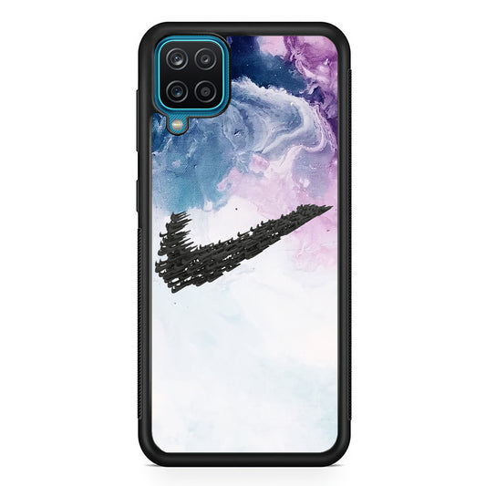 Nike Marble Logo Dominant Samsung Galaxy A12 Case