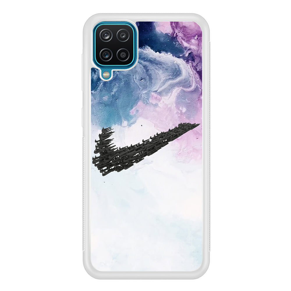 Nike Marble Logo Dominant Samsung Galaxy A12 Case