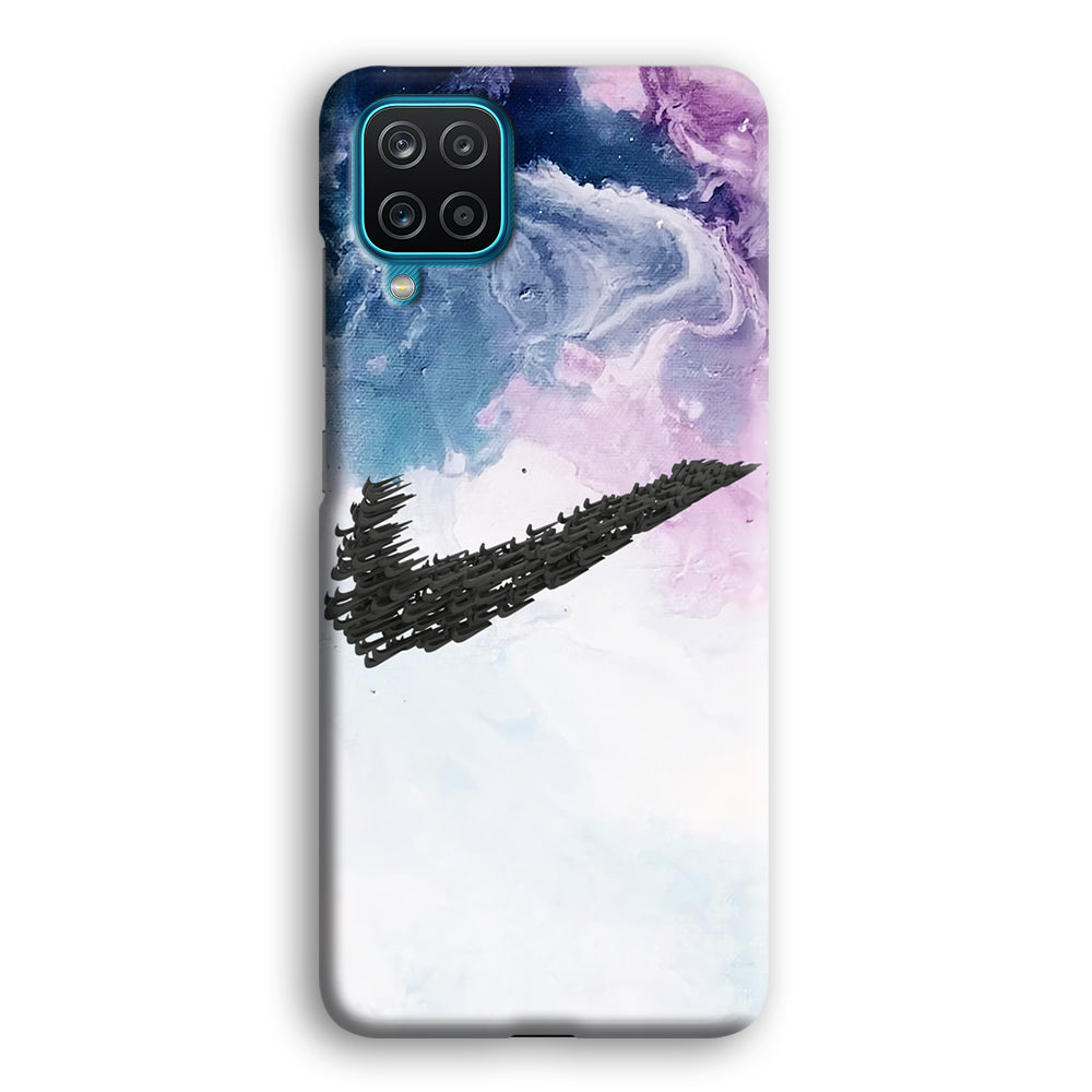 Nike Marble Logo Dominant Samsung Galaxy A12 Case