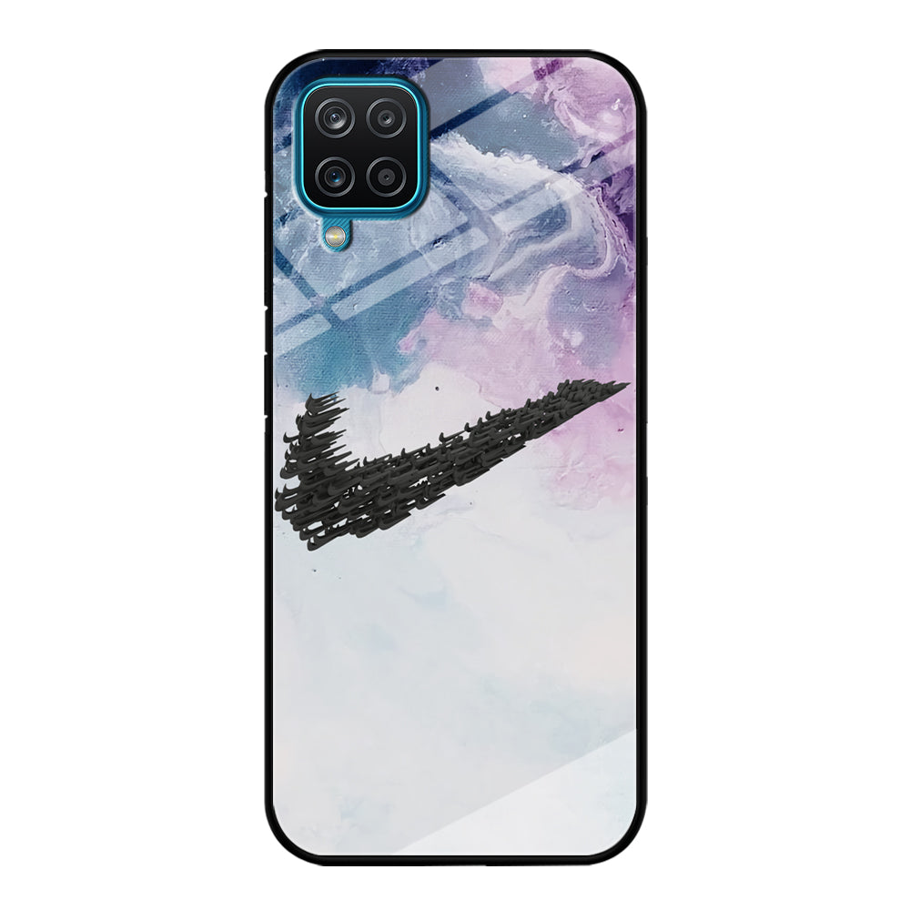 Nike Marble Logo Dominant Samsung Galaxy A12 Case