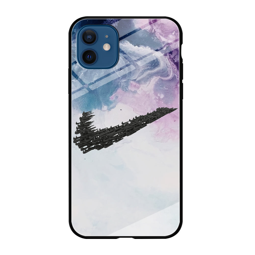 Nike Marble Logo Dominant iPhone 12 Case